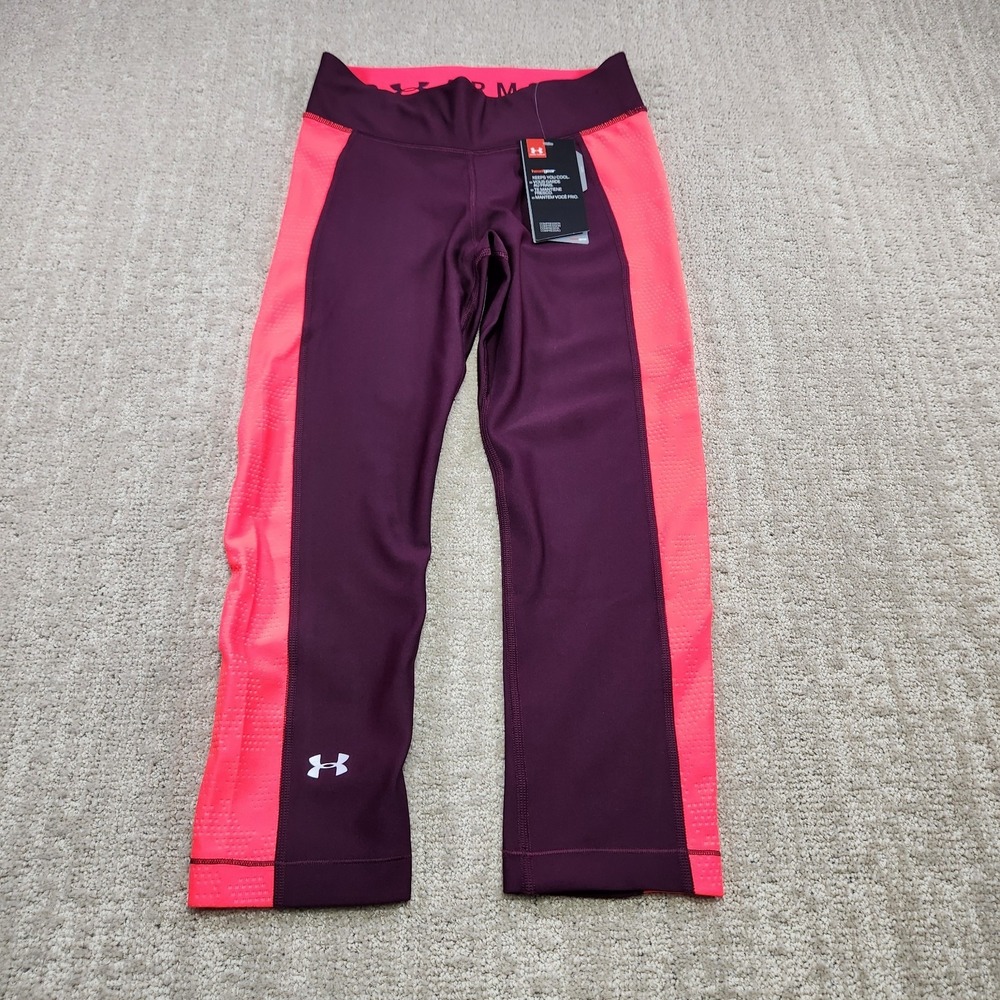 Under‎ Armour Pants Women Small Capri Novelty Sport Wicking Athleisure  Training